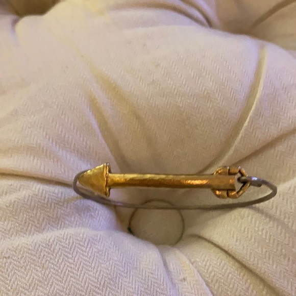 Julio Jewelry - Julio Gold tone Arrow Bangle